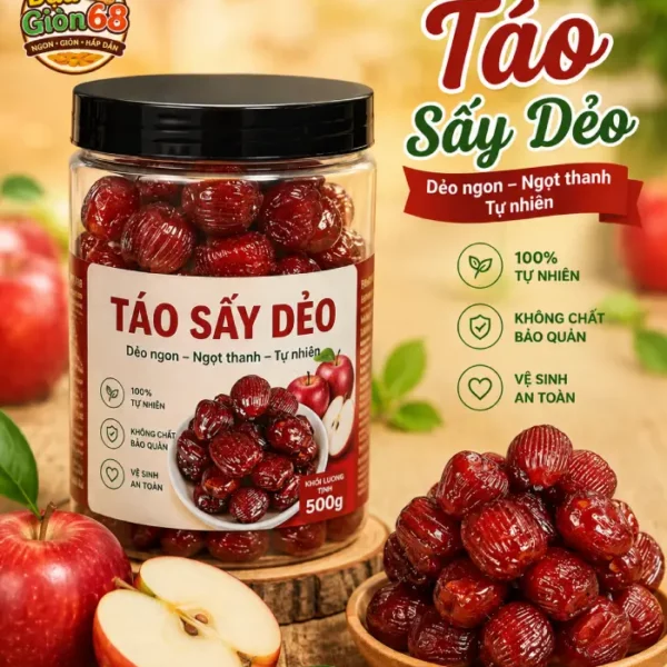 Táo Sấy Dẻo