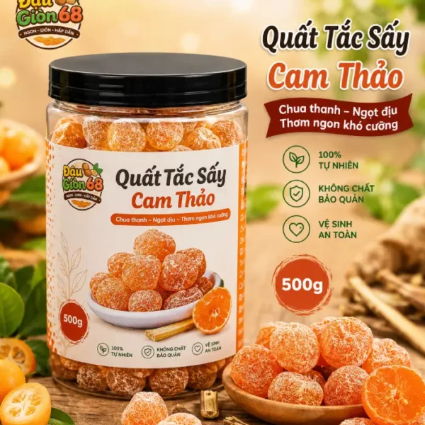 Quất Tắc Sấy Cam Thảo